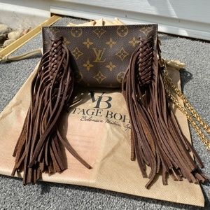 Louis Vuitton Wristlet Wallet Customized from VBB